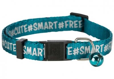 Zoom bild av Katthalsband nylon med snabblås, bjällra, reflex