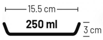 Zoom bild av Kattmatskål keramik Marmi 250 ml