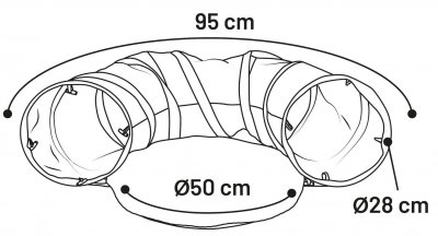Zoom bild av Kattunnel Gotar med kudde