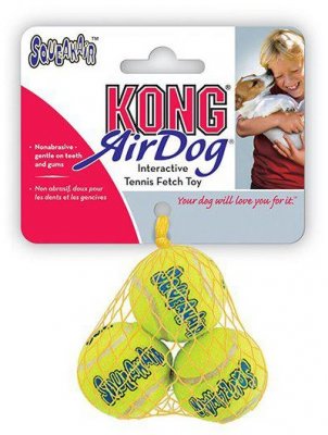 Kong Airdog Squeakair Tennisboll 3-pack