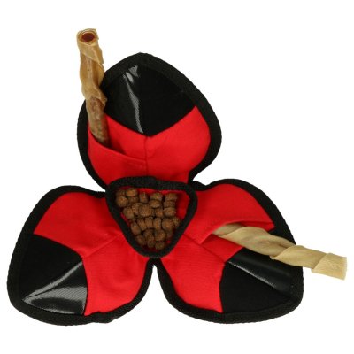 Zoom bild av KONG Ballistic Hide ´n Treat Flower hundleksak aktivering hundaktivering godisgömma tyg blomma large