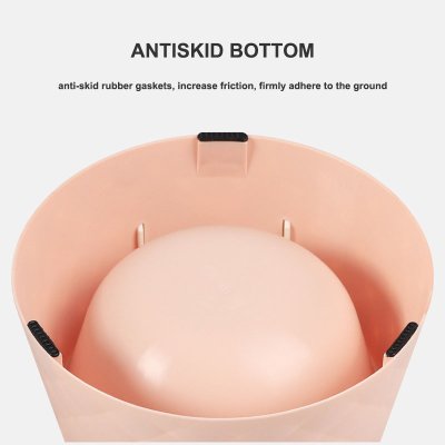 Zoom bild av Matskål rosett quiltad plast, flera färger