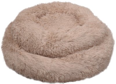 Zoom bild av Mjuk rund Kremsbädd beige, två storlekar