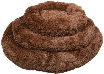 Zoom bild av Mjuk rund Kremsbädd brun, flera storlekar