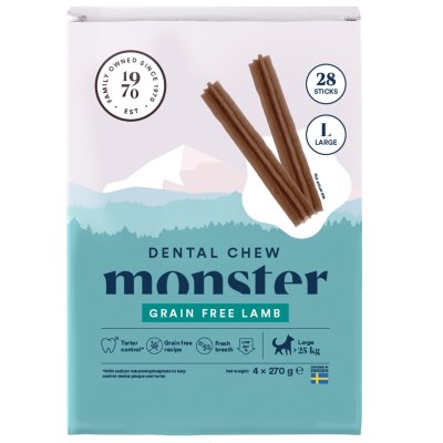 Zoom bild av Monster Dog Dental Chew Grain Free Lamb hundtugg tandtugg tandvårdande lamm spannmålsfritt