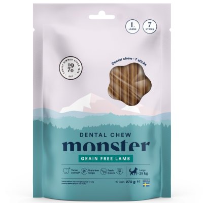Zoom bild av Monster Dog Dental Chew Grain Free Lamb hundtugg tandtugg tandvårdande lamm spannmålsfritt