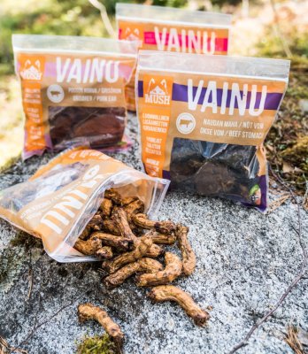 Zoom bild av MUSH Vainu Nötlunga 140g påse