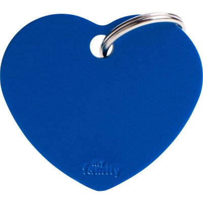 Zoom bild av MyFamily Gravyrbricka Hjärta Färg, olika storlekar small large heart gravyr