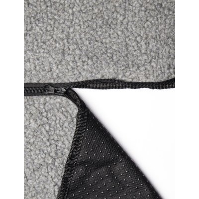Zoom bild av Nobby Baksätesskydd fleece pile grå 145 x 160 cm bilskydd hundskydd bil två säten baksäte