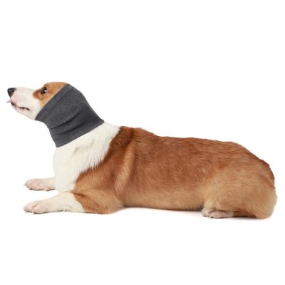 Zoom bild av Öronskydd Hundhalsduk Tub Grå Fashion Large