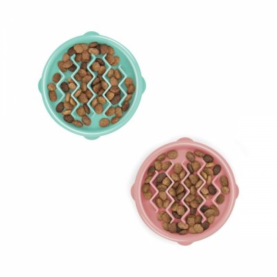 Zoom bild av Outward Hound Fun Feeder Slo Bowl Tiny Mintgrön 14 x 3 cm