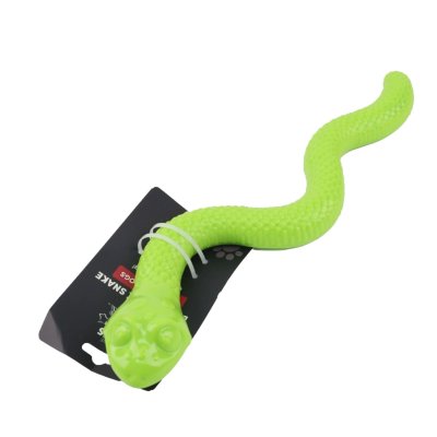 Zoom bild av Petcare Active Canis Snacksorm med pip, 41 cm, blandade long snack snake aktiveringsleksak godisgömma rosa blå grön orange gummi