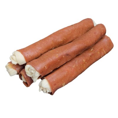 Zoom bild av Petcare PL Private Label Treateaters Beef Thin Rolls 12,5cm 400g hundtugg tuggben nötkött hårda skonsamma saftigt nötkött hundtu