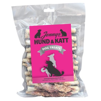 Zoom bild av Petcare PL Private Label Treateater Twisted Beef 350g tuggpinnar nöt hundgodis tuggben hundtugg råhud nötkött smakrik inga tills