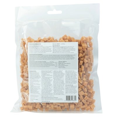 Zoom bild av Petcare Private Label PL Treateaters Chicken Mini Bits 350g kycklingkuber hundgodis belöningsgodis kyckling lättsmält light hund