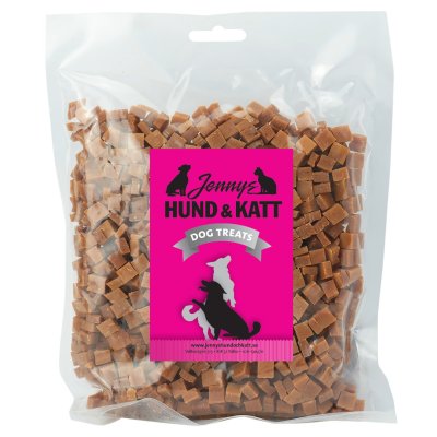 Zoom bild av Petcare Private Label PL Treateaters Duck Mini Bits 350g ankkuber hundgodis belöningsgodis hund godis träningsgodis minikuber an