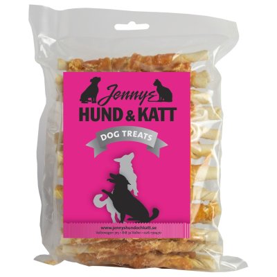 Zoom bild av Petcare Private Label PL Treateaters Twisted Chicken 350g tuggpinnar hundtugg kyckling råhud torkad kycklingfile tvistade pinnar