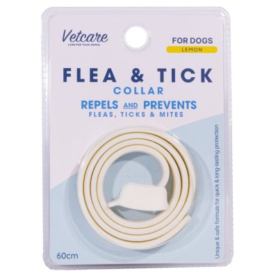 Zoom bild av Petcare Vetcare Fästinghalsband för hundar, två varianter flea tick collar dogs naturligt fästingskydd citron apelsin doft kemik