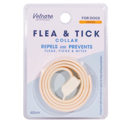 Zoom bild av Petcare Vetcare Fästinghalsband för hundar, två varianter flea tick collar dogs naturligt fästingskydd citron apelsin doft kemik