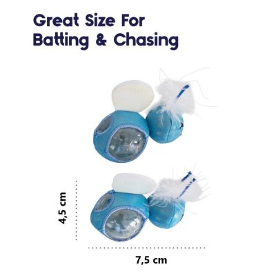 Zoom bild av Petstages Firefly Treat Stuffer Glow-In-The-Dark 2-p