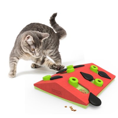 Petstages Nina Ottosson Cat Puzzle & Play Melon Madness nivå 2