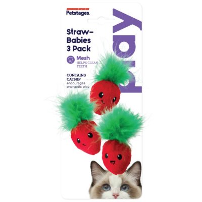 Petstages Straw-babies 3-p