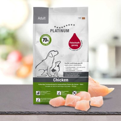 Zoom bild av Platinum Adult Chicken hundfoder vuxen hund kyckling