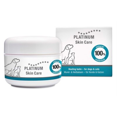 Zoom bild av hudsalva hund katt platinum skin care skincare 40 ml helande balsam läker huden sårbehandling antibakteriellt