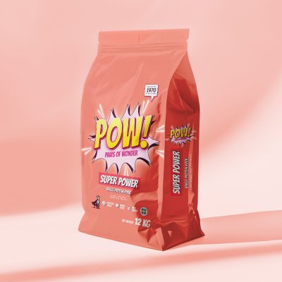 Zoom bild av pow hundfoder pork gris vuxen hund högenergi single protein alla raser digivande tik dräktig arbetande hund paws of wonder