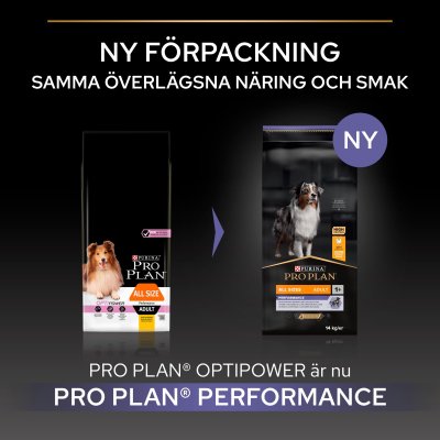 hundfoder hundmat optipower performance proplan purina