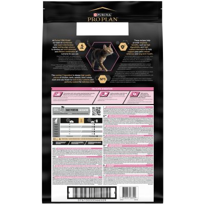 Zoom bild av kattfoder kattmat matsmältning maghälsa känslig mage katt optidigest proplan purina delicate digestion kalkon