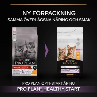 Zoom bild av kattfoder kattmat optistart original kitten healthy start kyckling purina proplan