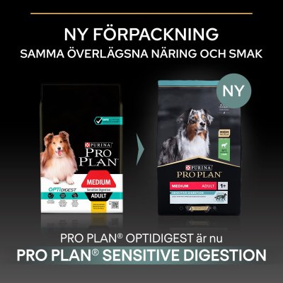 Zoom bild av hundfoder hundmat optidigest purina pro plan känslig mage sensitive digestion