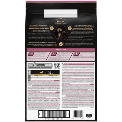 hundfoder hundmat proplan purina optiderma sensitive skin hudkänslig hund hudvårdande känslig hud blank päls lax