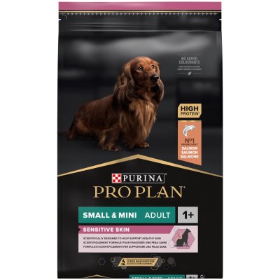 hundfoder hundmat proplan purina optiderma sensitive skin hudkänslig hund hudvårdande känslig hud blank päls lax