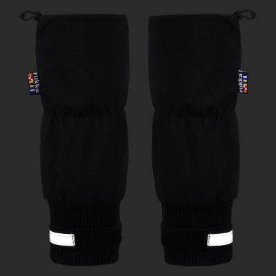 Zoom bild av rukka line leg covers black 2pcs hundskydd ben vattenavvisande benöverdrag hund reflekterande hundtillbehör skyddar mot smuts oc