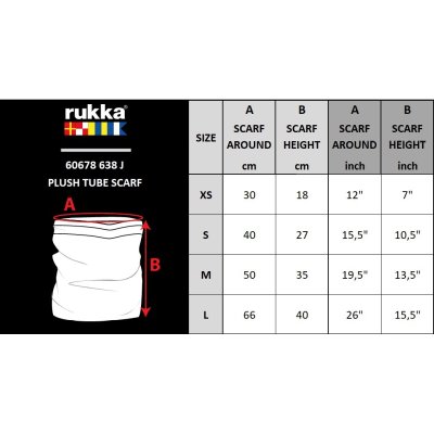 Zoom bild av Rukka Pets Plush Tube Scarf black hundhalsduk svart reflex halsduk hund vinter scarf värmande hundtillbehör skydd för hundens ör