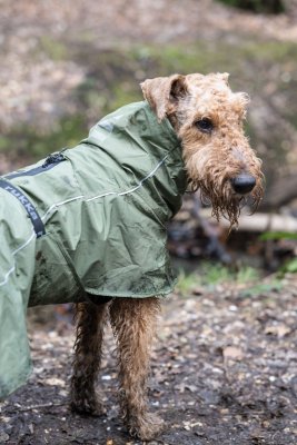 Zoom bild av Rukka Sky Regntäcke Olivgrön