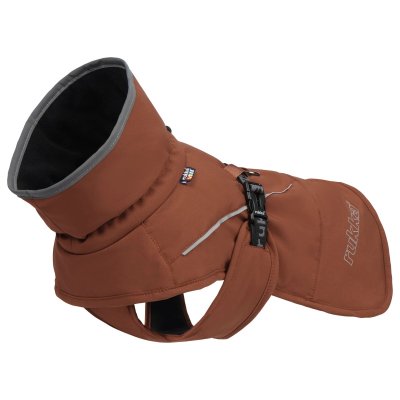 Zoom bild av rukka tundra mini coat tile red hundtäcke för små hundar små storlekar hund roströd vintertäcke mini