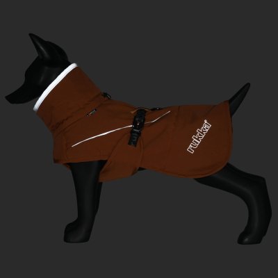 Zoom bild av rukka tundra mini coat tile red hundtäcke för små hundar små storlekar hund roströd vintertäcke mini