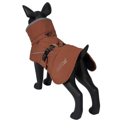 Zoom bild av rukka tundra mini coat tile red hundtäcke för små hundar små storlekar hund roströd vintertäcke mini