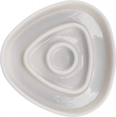 Zoom bild av Slow Feed skål, plast/TPR, 0.35 l/15 × 15 cm, grå