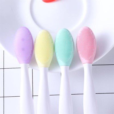 Zoom bild av Tandborste silikonborsthuvud 15 cm, fyra färger