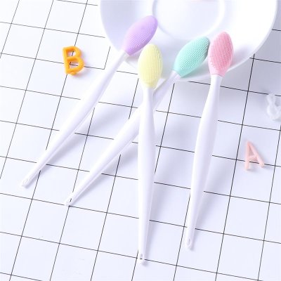 Zoom bild av Tandborste silikonborsthuvud 15 cm, fyra färger