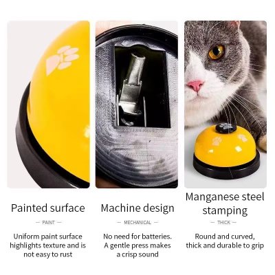 Zoom bild av Träningsringklocka med tassar Rosa / svart