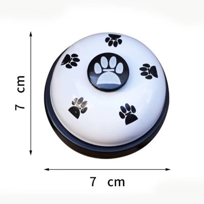 Zoom bild av Träningsringklocka med tassar Rosa / svart