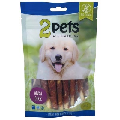 Zoom bild av 2pets Tuggpinne m ankfilé 12cm 6-pack, 70g