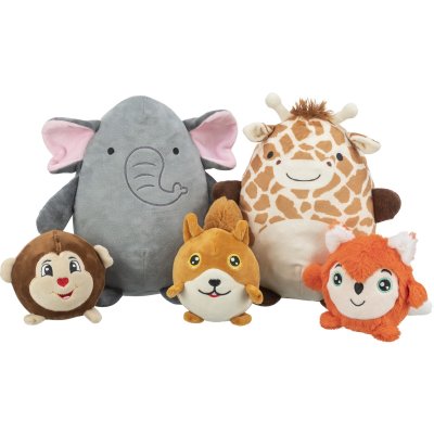 Zoom bild av hundleksak apa