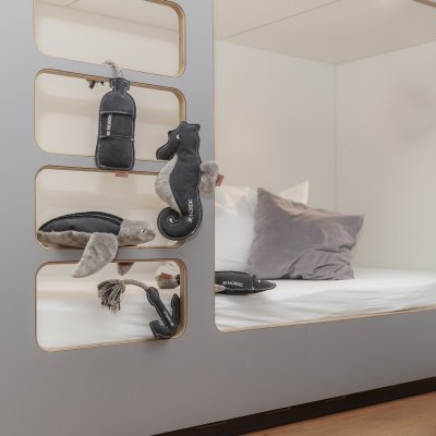 Zoom bild av hundleksak