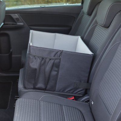 Trixie Bilsäte, 45x28x40 cm, svart/grå